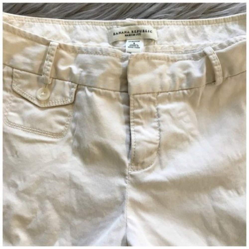 Banana Republic Martin chino shorts in natural.beige, size 4 - Picture 3 of 6